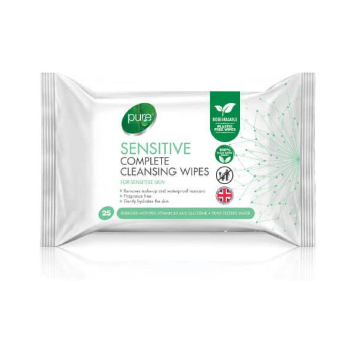 Pure Sensitive Complete Cleansing Wipes 25s