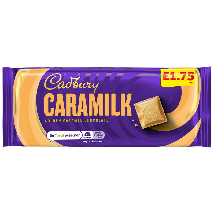 Cadbury Caramilk Golden Caramel Chocolate Bar (26 x 80g)