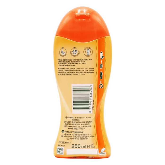 Palmolive Sensory Elixirs Radiant Neroli Scent Shower Gel (250ml)