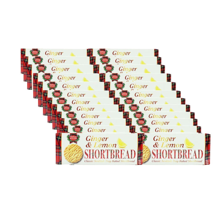 Highland Shortbread Ginger & Lemon 135g (Box of 24)