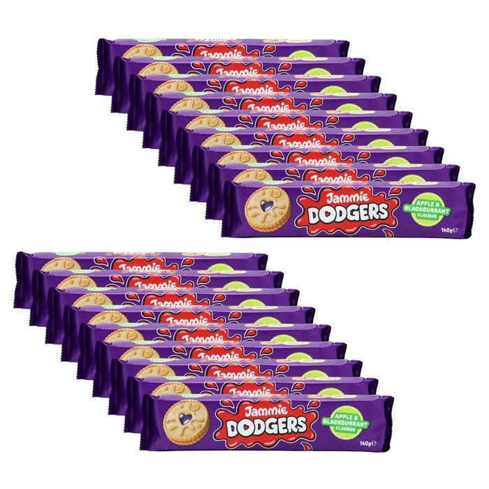 Jammie Dodgers Apple & Blackcurrant Flavour Biscuits (18 x 140g)