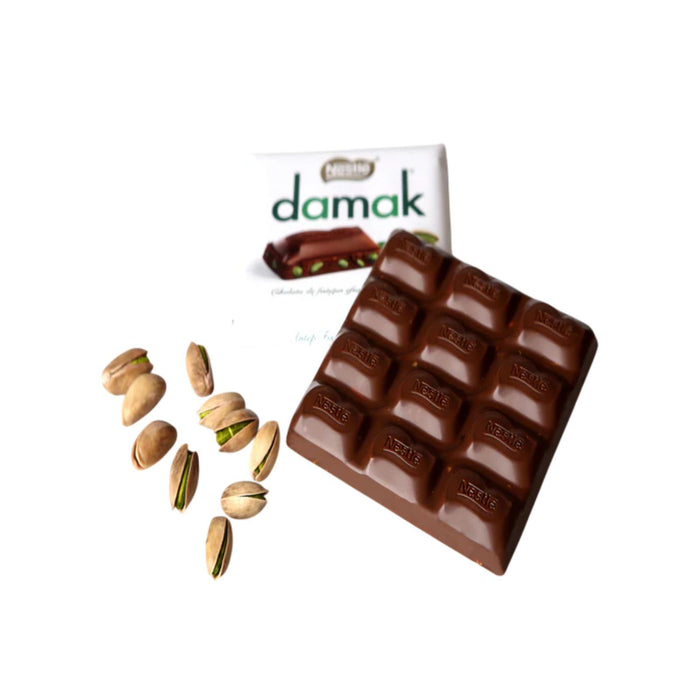 Nestle Damak Fine Chocolate with Pistachios 60g (Box of 6)