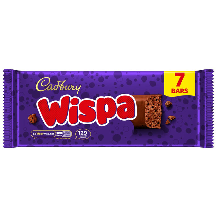 Cadbury Wispa Chocolate Bar Multipack 7 Pack (11 x 165.9g)
