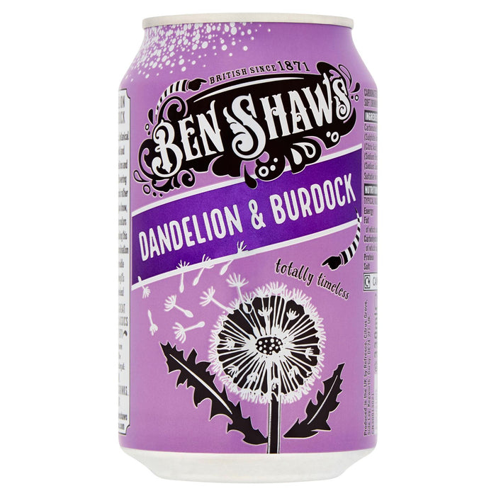 Ben Shaw Dandelion & Burdock Can 330ml (Box of 24)