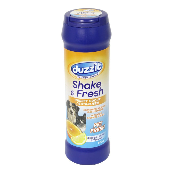 Duzzit Shake & Fresh Pet Fresh Carpet Odour Neutraliser 500 g