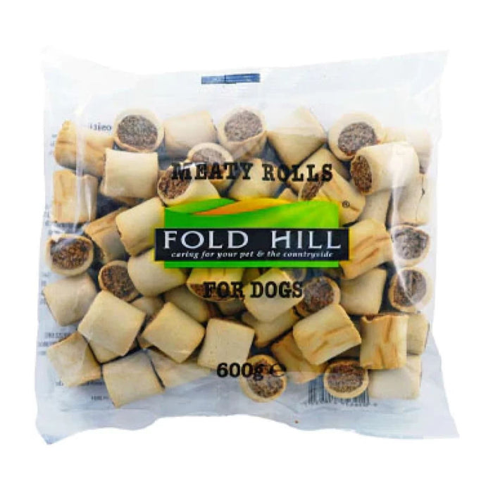 Fold Hill Meaty Rolls For Dogs 600g (Box of 16)