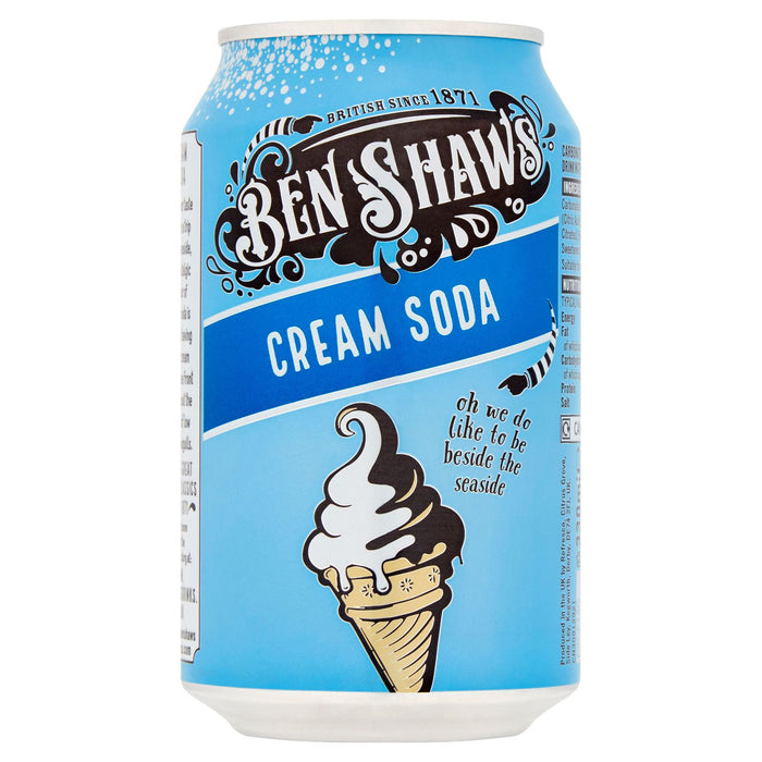 Ben Shaw Cream Soda Drink Cans (24 x 330ml)