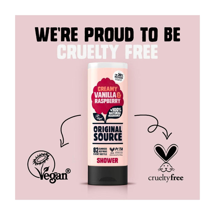 Original Source  Creamy Vanilla & Raspberry Shower Gel 250 ml
