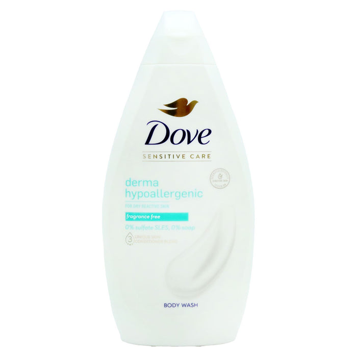 Dove Sensitive Care Body Wash Derma Hypoallergenic, 450ml