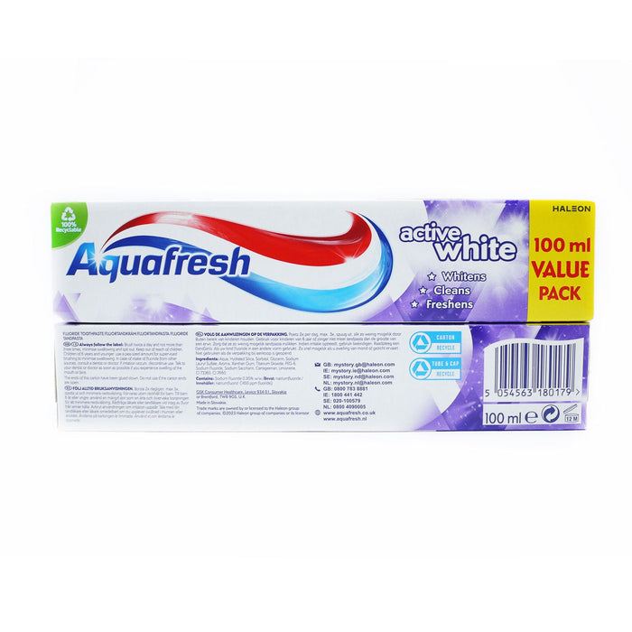 Aquafresh Active White Toothpaste 100ml