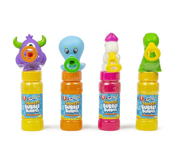 Bubbletastic Squeezy Bubble Buddies Assorted (8 Pack)