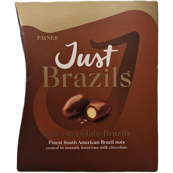 Paynes Just Brazils Milk Chocolate 150g