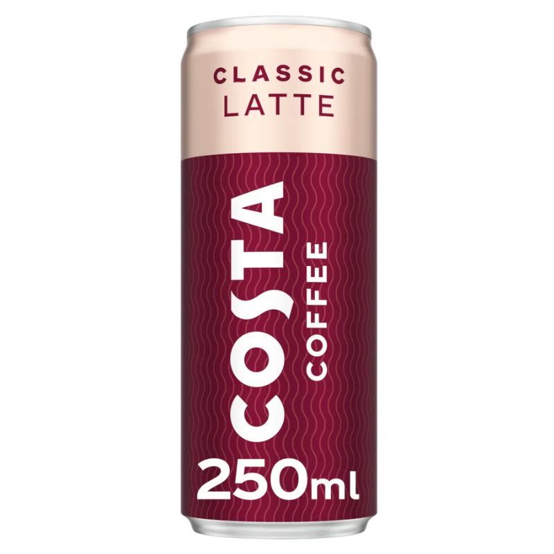 Costa Coffee Classic Latte Iced Coffee Cans (12 x 250ml) - image 2