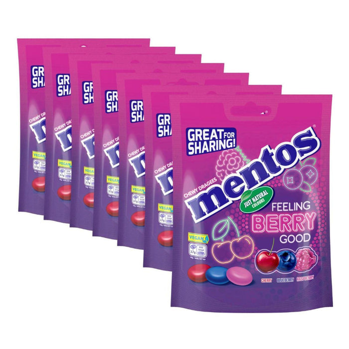 Mentos Berry 140g (Box of 7)
