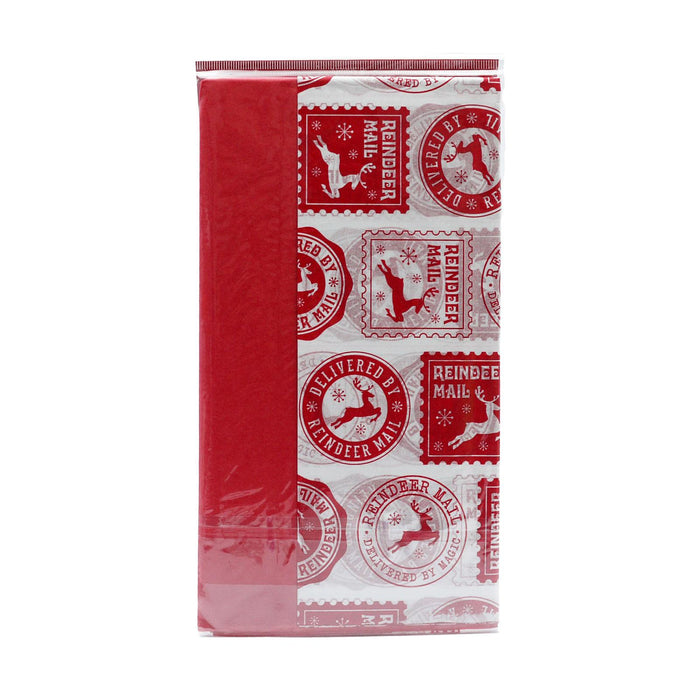 Christmas Tissue Paper Ho Ho Ho Giftwrap -  8 Sheets