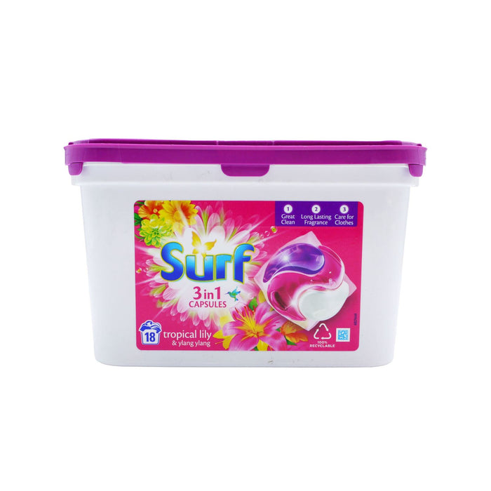 Surf 3IN 1 Caps Tropical Lily18 Capsules