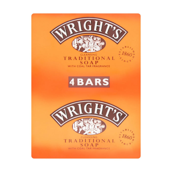 Wrights Bar Soap 4x100 grams