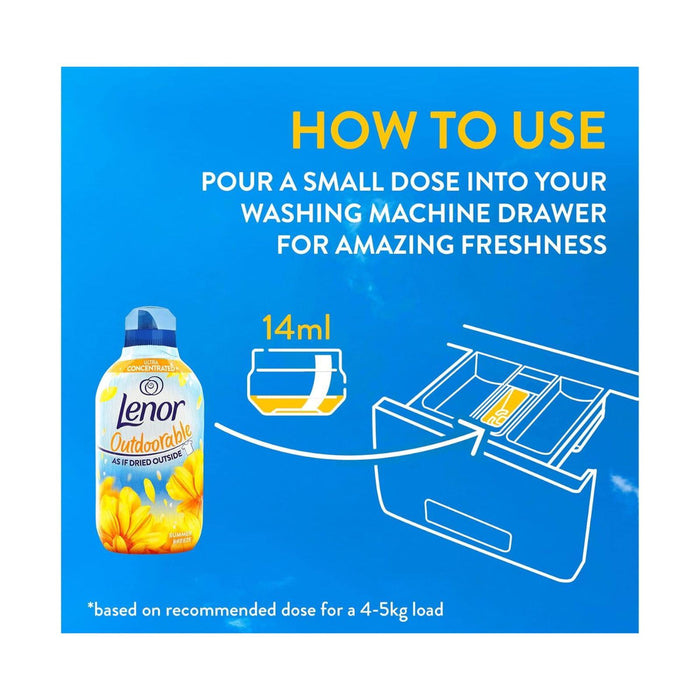 Lenor Outdoorable Fabric Conditioner Summer Breeze 50 Washes