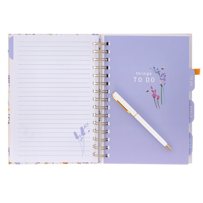 Best To Bee Organised Floral Organiser & Pen Spiral