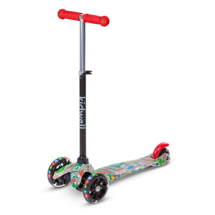 Kidwell 3 Wheeled Light Up Balance Scooter (Uno City)