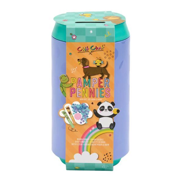 Chit Chat Pamper Pennies Money Tin Gift Set