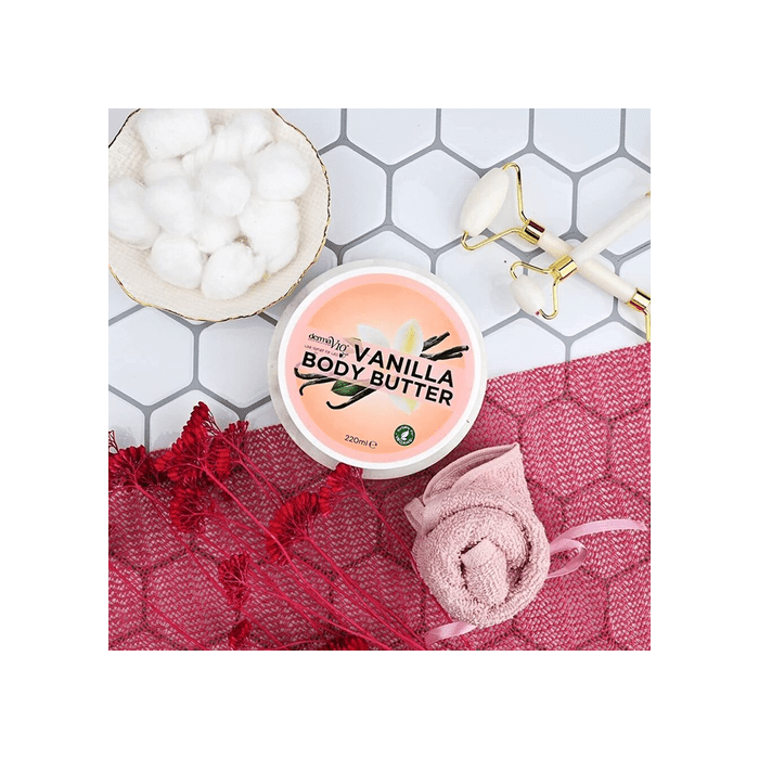 Derma V10 Vanilla Body Butter Cream (220ml)