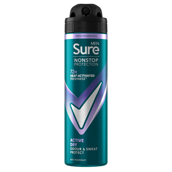 Sure Men Active 72H Dry Antiperspirant Deodorant (150ml)