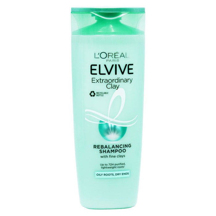 L'Oreal Elvive Extraordinary Clay Rebalancing Shampoo 400ml