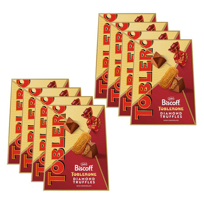 Toblerone Biscoff Diamond Truffles Milk Chocolate (8 x 180g)