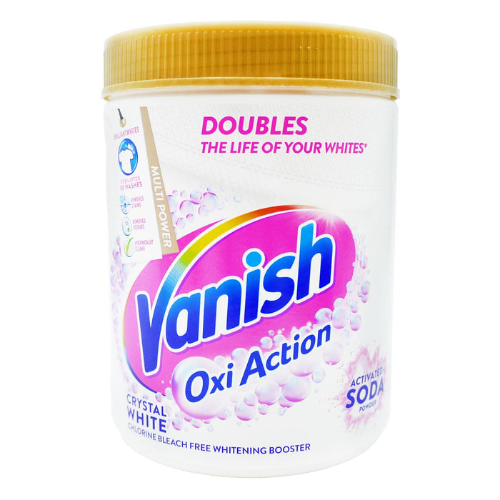 Vanish Oxi Action Laundry Stain Remover Powder White 1kg