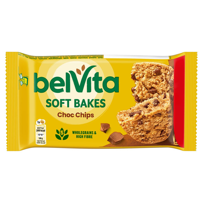 BelVita Soft Bakes Chocolate Chip Cereal Snack Bars (20 x 50g)