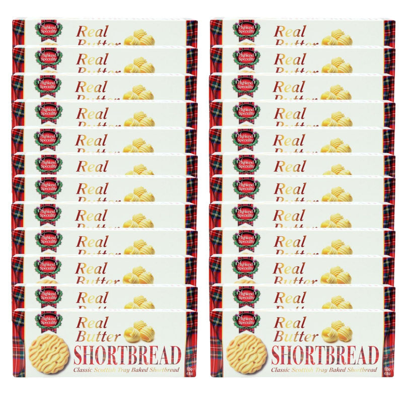 Highland Shortbread Rounds Real Butter 135g (Box of 24)
