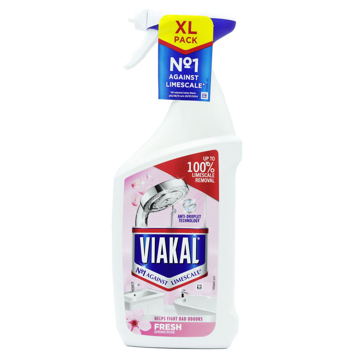 Viakal Limescale Remover Spray Fresh Scent - Spring Rose (750ml)