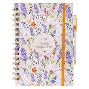 Best To Bee Organised Floral Organiser & Pen Spiral