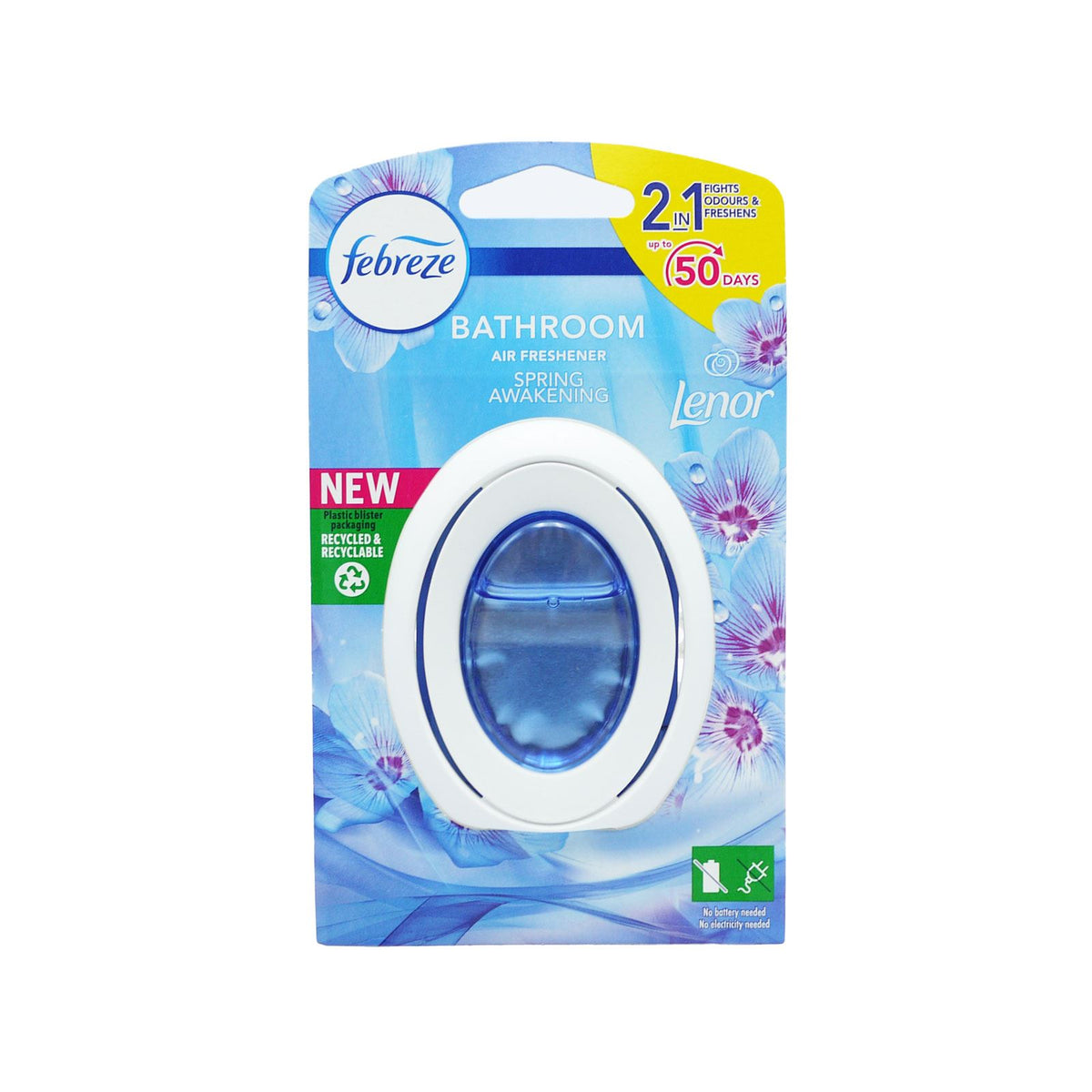Febreze Bathroom Air Freshener Spring Awakening 7.5 ml. —