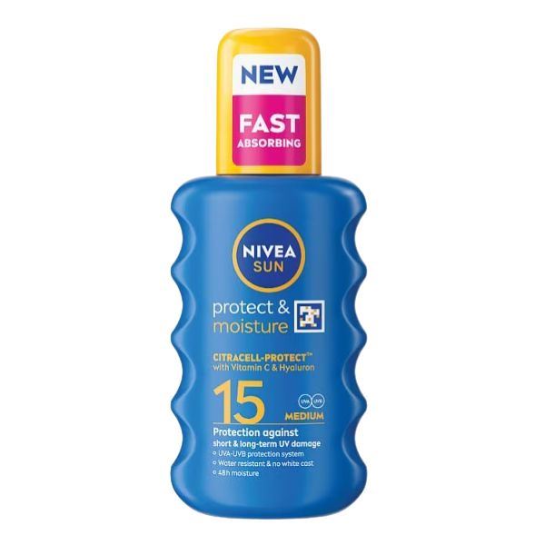Nivea Sun Protect & Moisture Sunscreen SPF15 (200ml)
