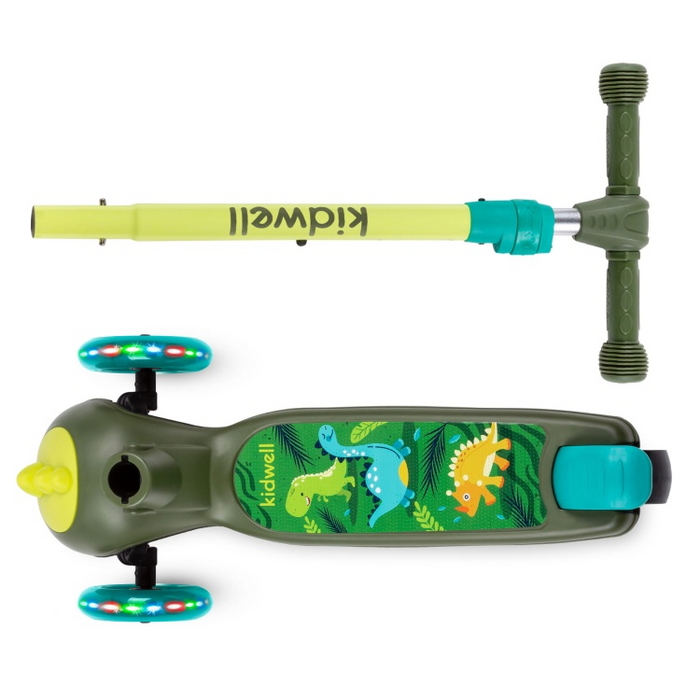 Kidwell 3 Wheeled Light Up Balance Scooter (Dinosaur)