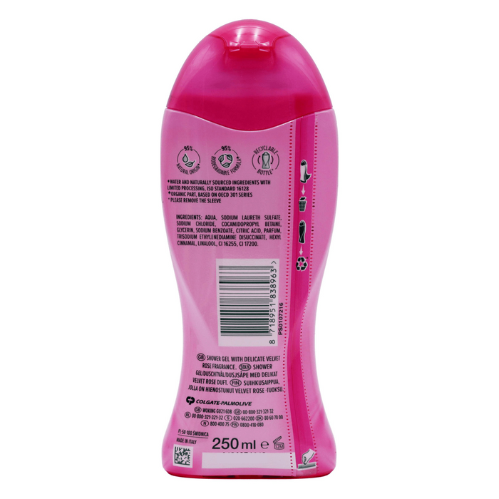 Palmolive Sensory Elixirs Velvet Rose Scent Shower Gel (250ml)