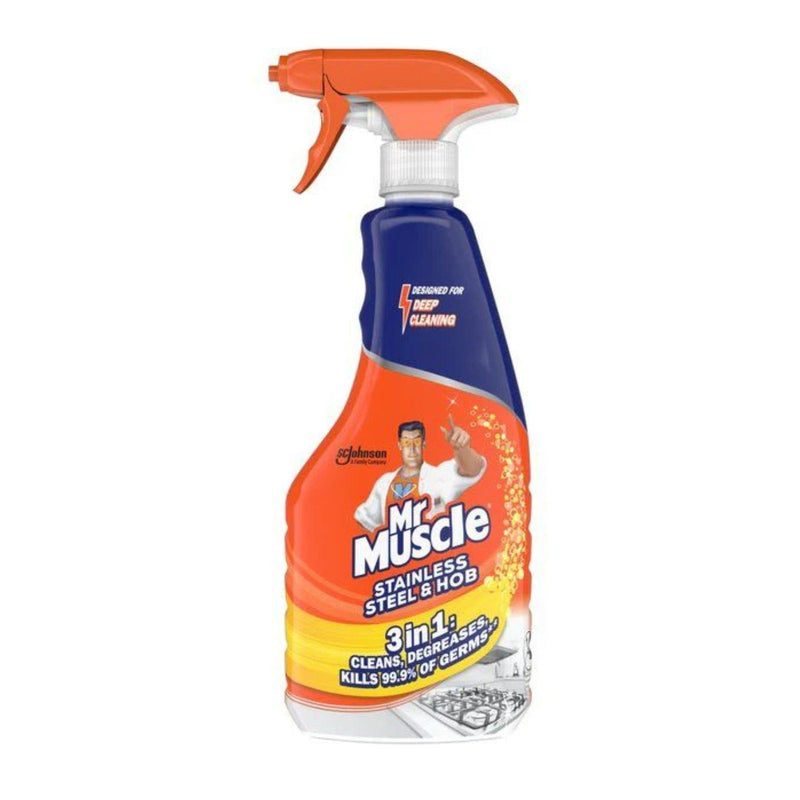 Mr Muscle Stainless Steel and Hob Spray, 530ml