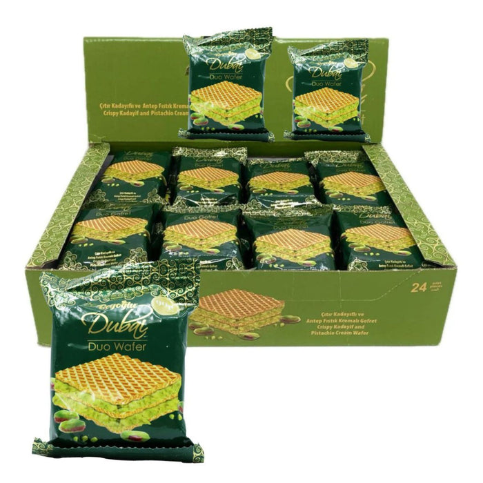 Beyoglu Dubai Duo Pistachio Wafer 36g (Box of 24)