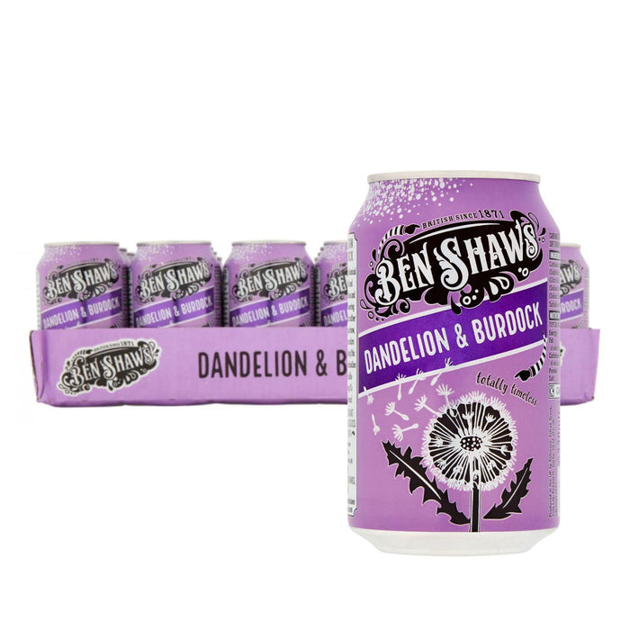 Ben Shaw Dandelion & Burdock Can 330ml (Box of 24)