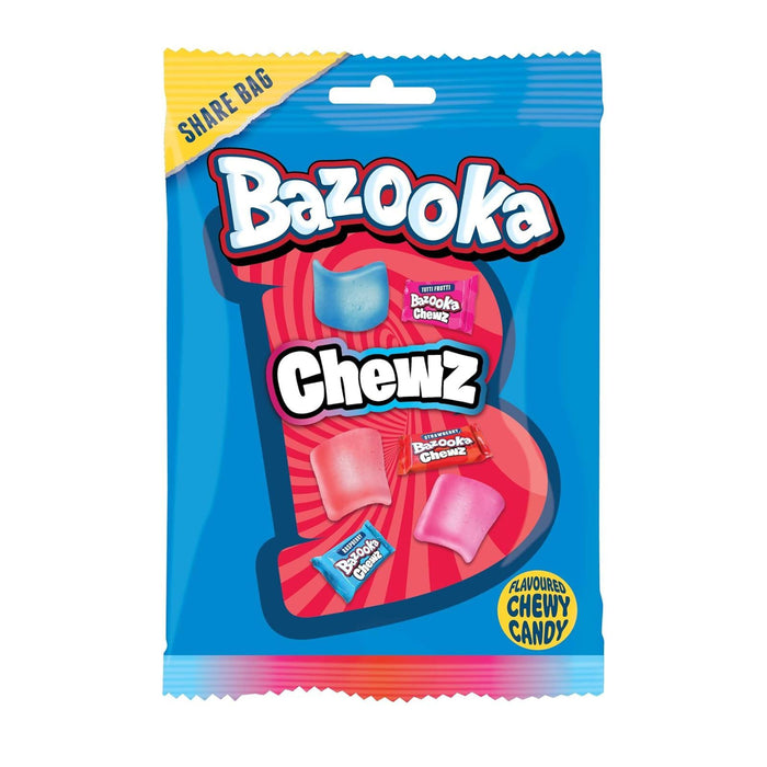 Bazooka Chews Bag 120g (Box of 12)