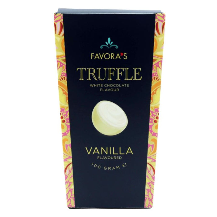 Favora's Truffle White Chocolate Vanilla Flavoured (14 x 100g)