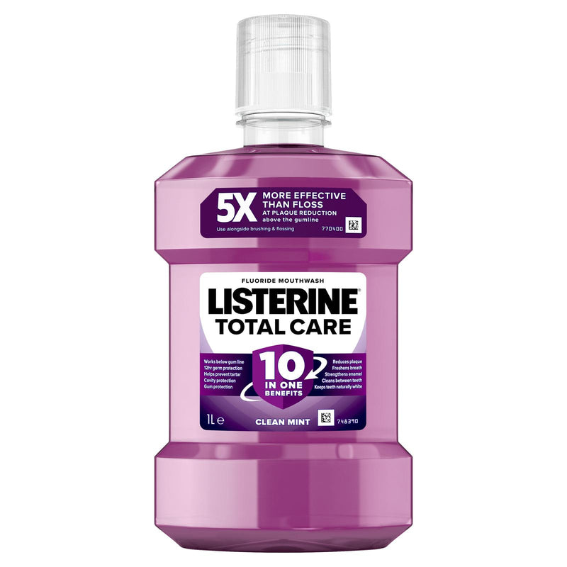 Listerine Total Care Antibacterial Mint Flavoured Mouthwash 1litre