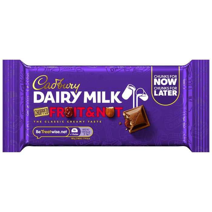 Cadbury Dairy Milk Fruit & Nut Chocolate Bar (22 x 56g)