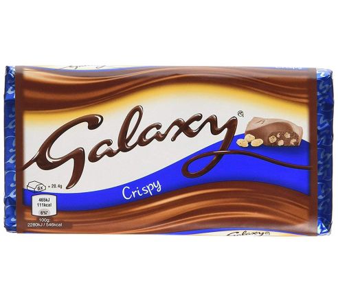 Galaxy Crispy Chocolate Bar 102g BB 17/09/23