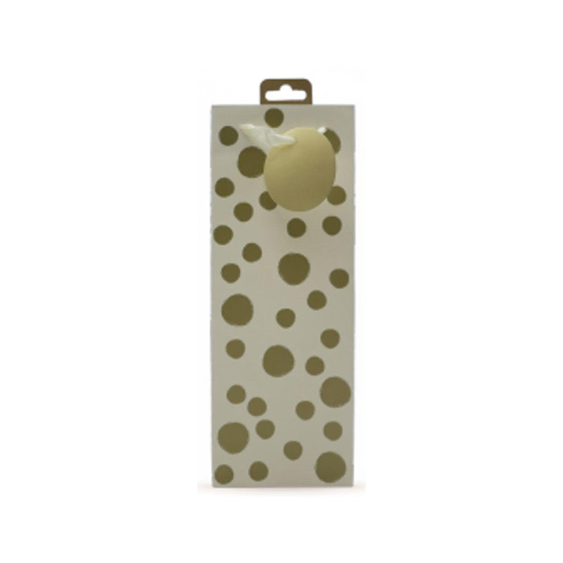 Tesco Gift Bag Bottle Gold Spots (Box of 12)
