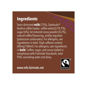 STARBUCKS Frappuccino Mocha Chocolate Flavour Low fat Coffee Drink Bottle 250ml (Box of 8) - image 2