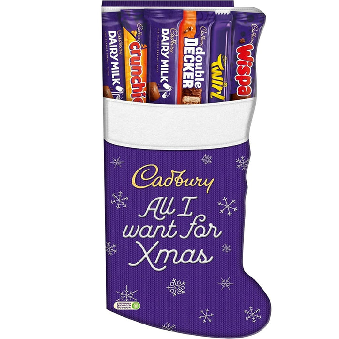 Cadbury Dairy Milk Chocolate Christmas Stocking Selection 179g BB 31/03/2023