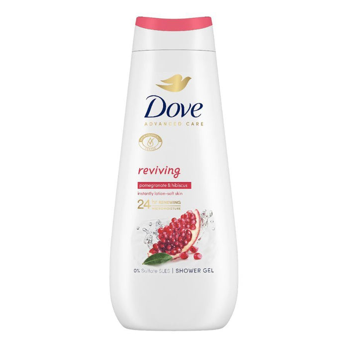 Dove Advanced Care Reviving Pomegranate & Hibiscus Shower Gel (225ml)
